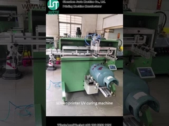 গ্যাস সিলিন্ডারের জন্য কার্ভ স্ক্রিন প্রিন্টার প্রিন্টিং লোগো