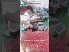 কার্ভ স্ক্রিন প্রিন্টার প্লাস্টিকের বোতল জন্য লোগো মুদ্রণ